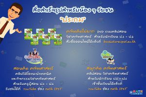 กระตุ้นต่อมคิด รอบรู้คณิตกับ Math IPST เรียนรู้ออนไลน์ก็ได้ เสริมพลังการสอนก็ดี