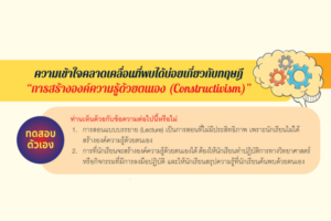 ความเข้าใจคลาดเคลื่อนที่พบได้บ่อยเกี่ยวกับทฤษฎี “การสร้างองค์ความรู้ด้วยตนเอง (Constructivism)”