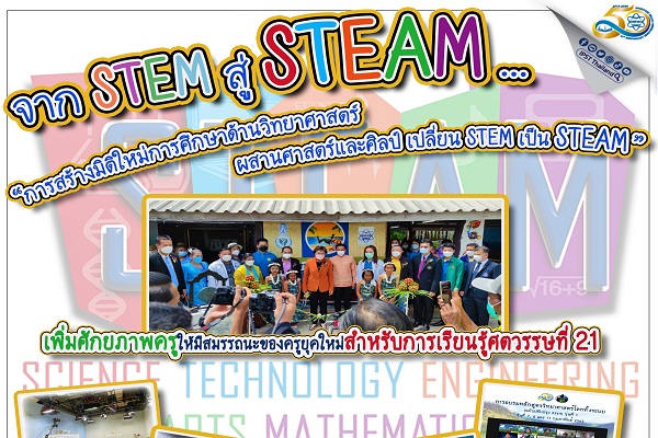 รูปประจำเรื่อง: จาก STEM สู่ STEAM  “สสวท. เผยผลงานด้าน STEAM ปี 2565 และแนวทางการดำเนินงาน ปี 2566”