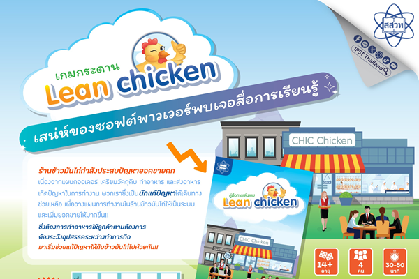 รูปประจำเรื่อง: เกมกระดาน Lean chicken เมื่อร้านข้าวมันไก่ตามหานักคิดพิชิตวิกฤต เสน่ห์ของซอฟต์พาวเวอร์พบเจอสื่อการเรียนรู้