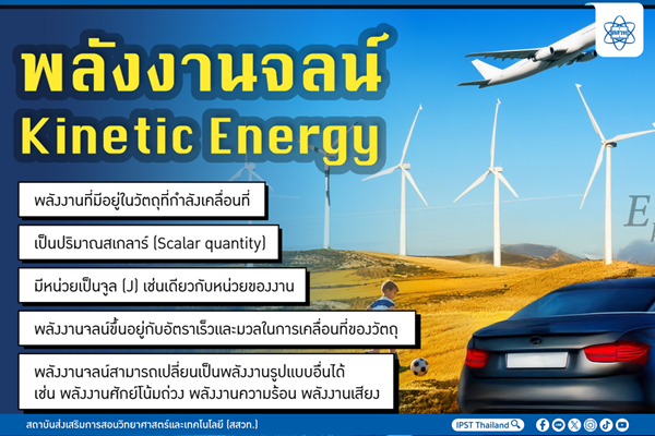 พลังงานจลน์ (Kinetic energy)