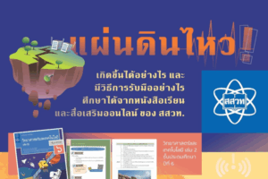 เรียนรู้ “แผ่นดินไหว” กับหนังสือเรียนและสื่อออนไลน์ สสวท.
