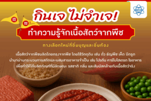 กินเจ ไม่จำเจ! ทำความรู้จักเนื้อสัตว์จากพืช ทางเลือกใหม่ที่อิ่มบุญและอิ่มท้อง