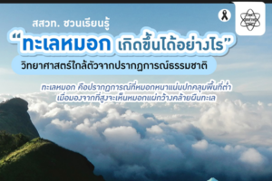 สสวท. ชวนเรียนรู้ “ทะเลหมอก เกิดขึ้นได้อย่างไร” วิทยาศาสตร์ใกล้ตัวจากปรากฏการณ์ธรรมชาติ